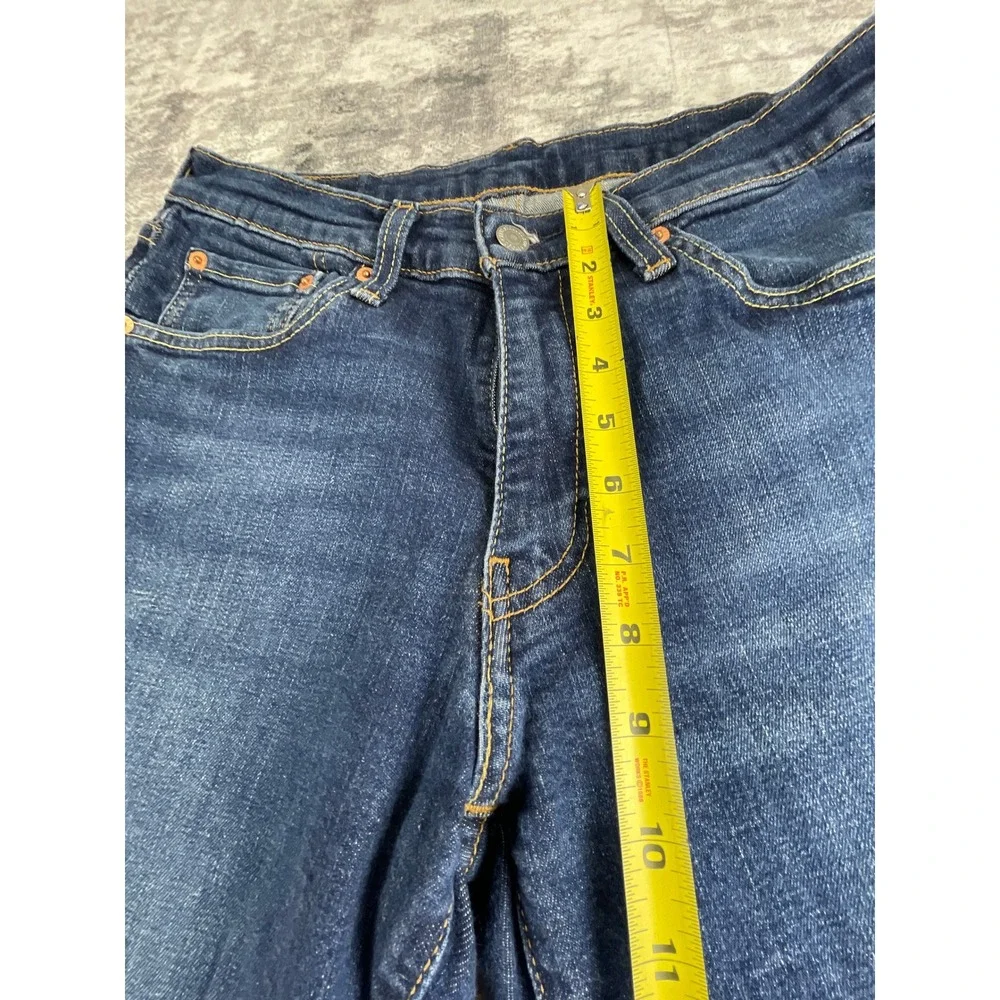 Levi's Mens 31x30 541 Athletic Taper Jeans Dark Wash Blue Denim Pants Rugged